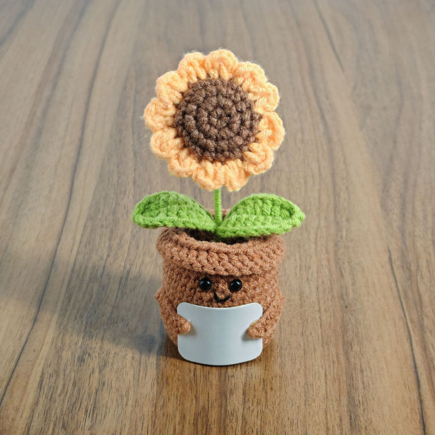 Handmade Crocheted Mini Potted Flower Ornament