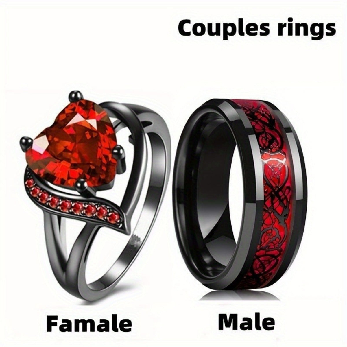 Couple's matching rings